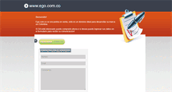 Desktop Screenshot of ego.com.co